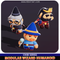 wizard Meshtint 3d model modular character unity low poly game fantasy medieval sorcerer cute