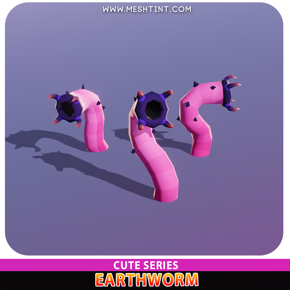 Earth Worm 3d Model