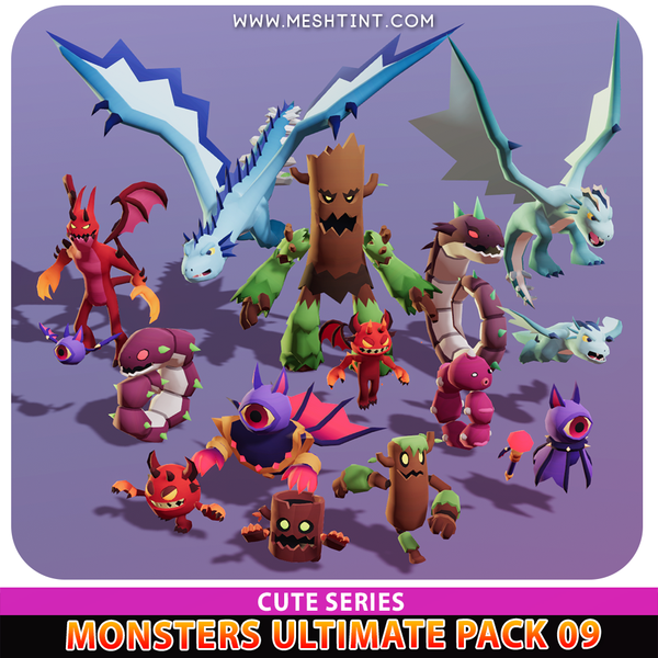 MESHTINT'S CUTE SERIES EVOLUTION WIKI - Monsters