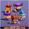 Toon Heroes Mega Pack Mesh Tint Shop3DSA Unity3D Game Low Poly Download 3D Model