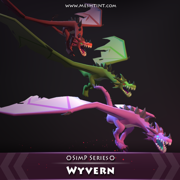 Meshtint Studio - Polygonal - Dragon, FREE 3D Model, Tutorial, Learn  Unity